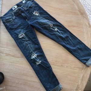 Paige premium denim cuffed skyline skinnies